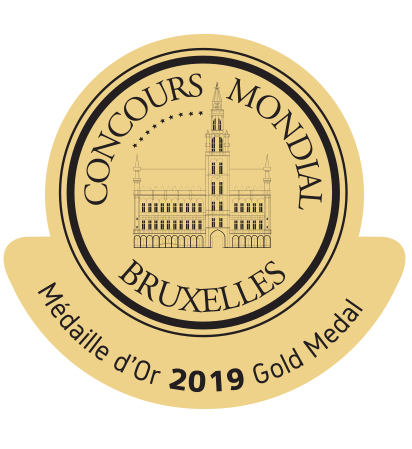 Gold medal Concours Mondial de Bruxelles 2019