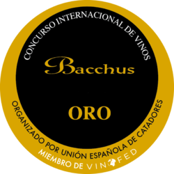 Concurso Bacchus Madrid 2020- zlatá medaila